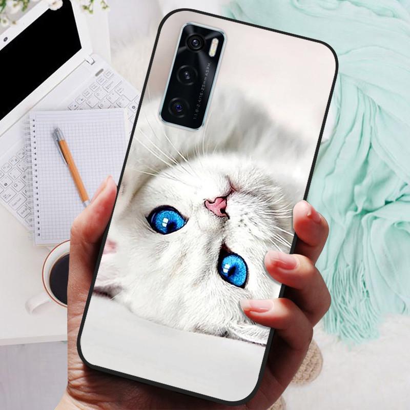 Etui do Vivo V20 SE Miękkie Pokrowce na Telefon z Silikonu TPU do Vivo V2022 V2023 V20SE Etui Zderzak Vivo V20 SE Odporne na Wstrząsy Pokrowiec Coque