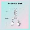 copper Earphone Diamond Pink Pendant Charm Compatible With Authentic Pandora Charm Bead Charms Bracelets Women Do It Yourself Jewellery Gift