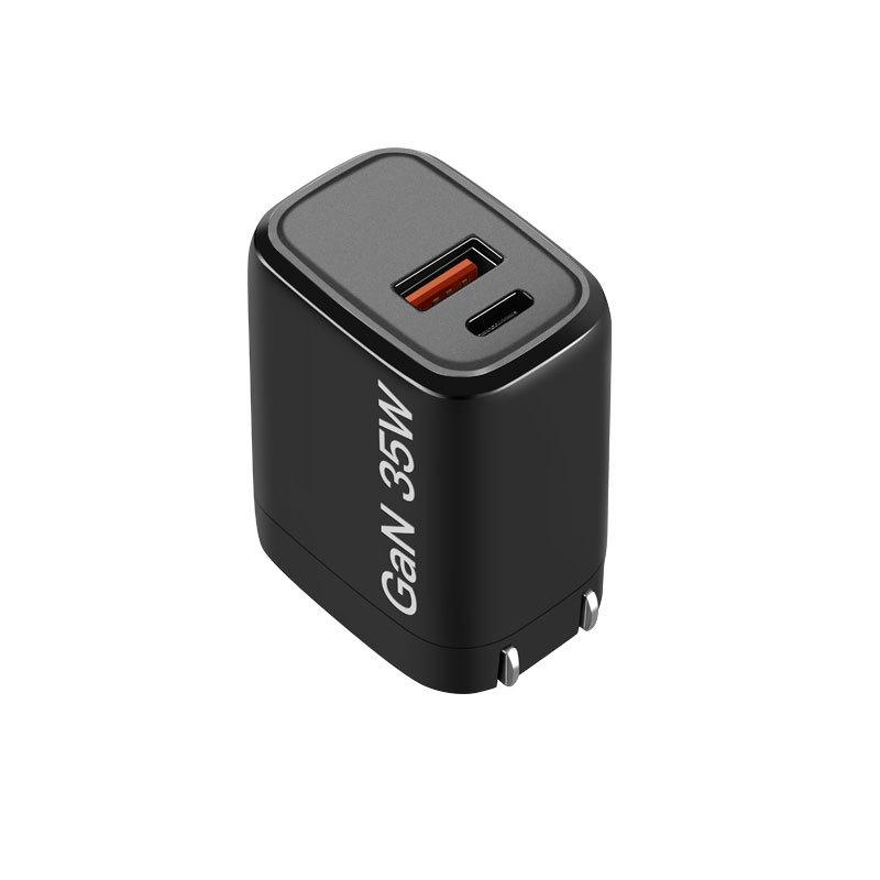 30W-35W GaN Gallium Nitride Fast Phone Charger with US/EU Plug - ETL, FCC, CE Certified