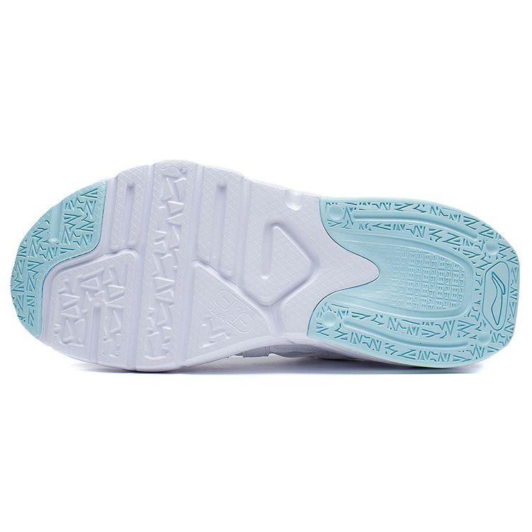 Li Ning Flex Lightweight High Resilience Low Top Sports Casual Shoes Women Sneakers White AGLS114-2
