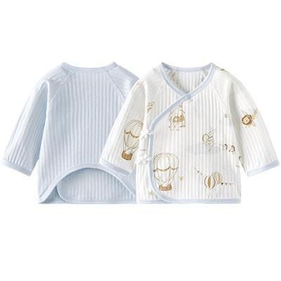 TONGTAI Baby Pure Cotton Kimono Style Summer Bodysuit