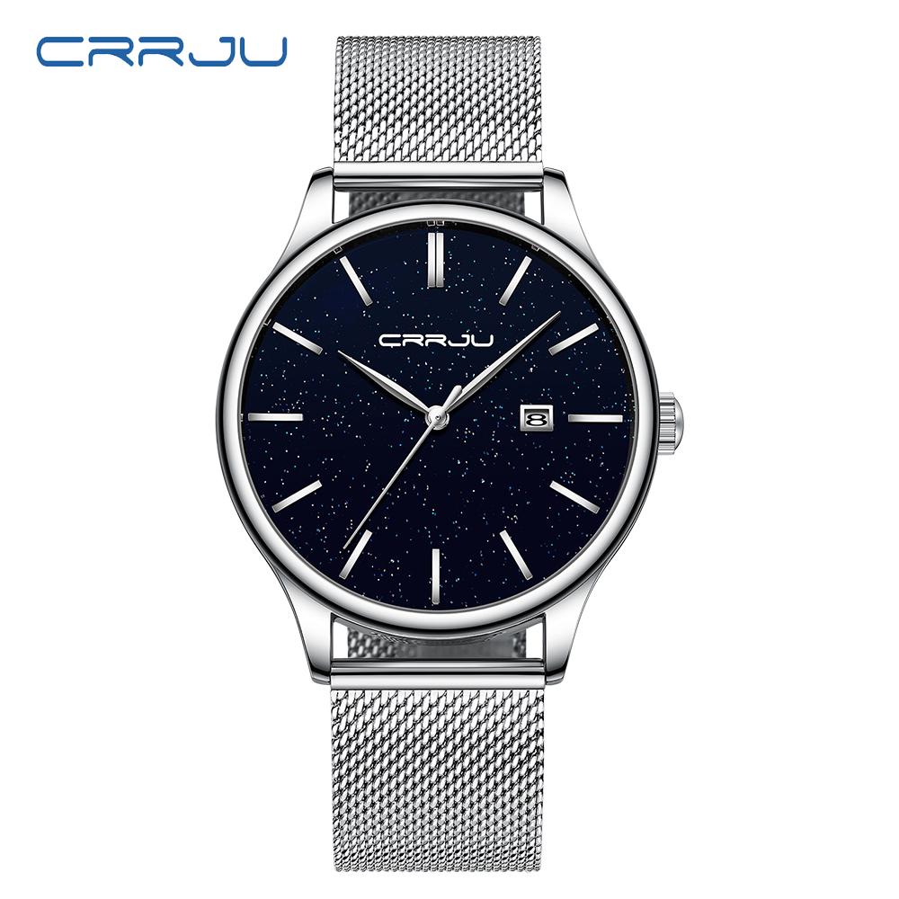 Men's Wrist Watches Luxury Brand Watch Men Fashion Sport Watch Stainless Steel Ultra Thin