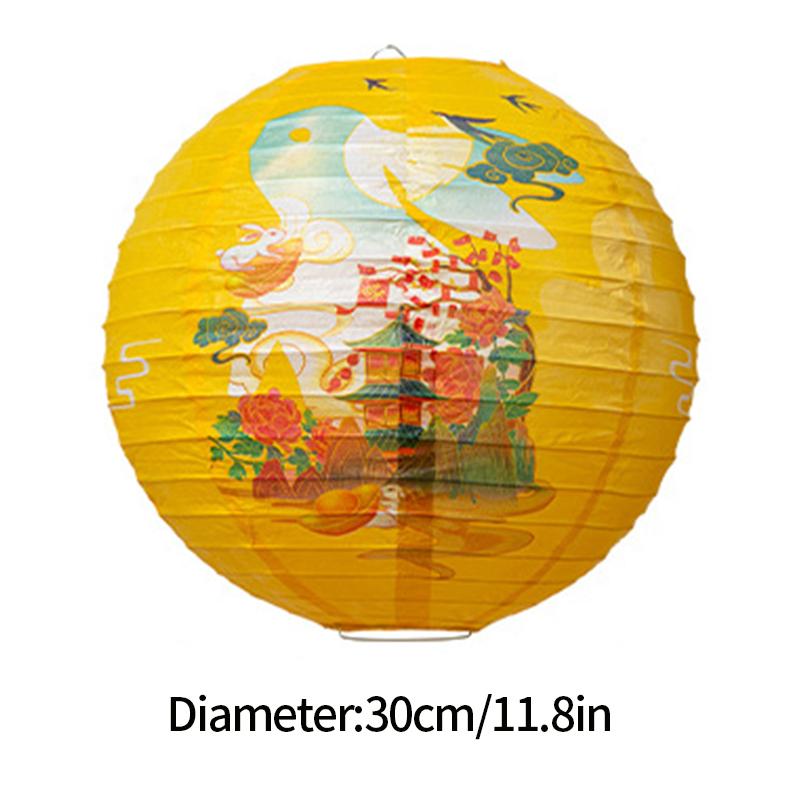 Paper Lantern Chinese Wedding Lantern Mid- Autumn Festival Lantern Decoration New Year 2025 Ornament Christmas Accessorie