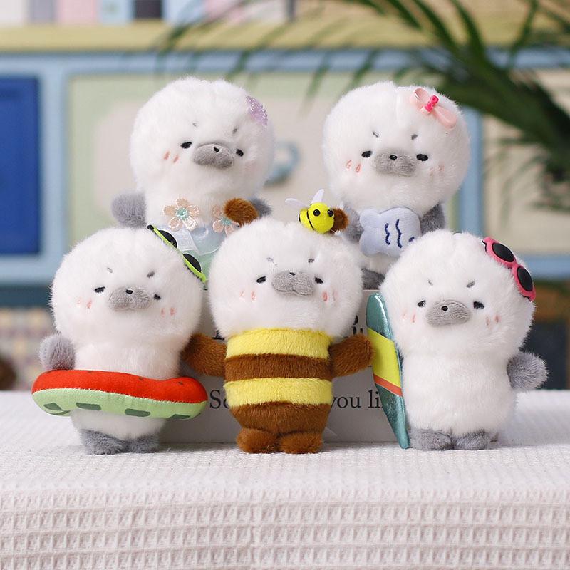Cute Seal Plush Keychain With Pp Cotton Filling For Kids And Teens