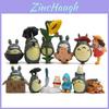 Můj soused Totoro Kočičí autobus A Dívka Anime Postavička Mini Model Ozdoba Sada Pro Dárek A Sběratele