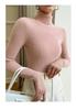 Little Goat Pure Cashmere Women's Slim-Fit Black Turtleneck Sweater