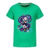 5625 Girls Lily Lovebraids Print Short Sleeves T-Shirt Top