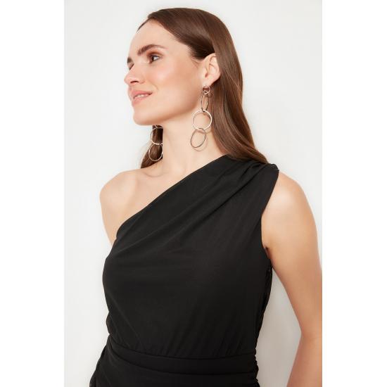 Vícebarevné vypasované lemované pletené šaty s květinovým vzorem