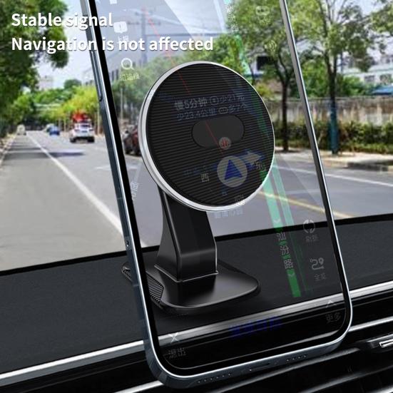 Yousheng Magnetic Phone Holder Adjustable 360 Degree Rotation Universal Car Cell Phone Center Console Mini GPS Support for Driving