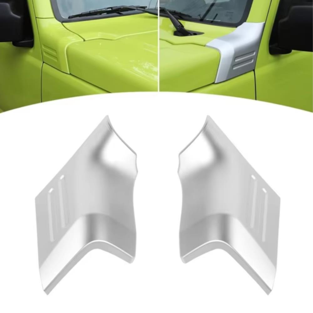 For Suzuki Jimny JB64 JB74 2018+ Engine Bay Hood Angle Cover Trim Sticker Car Styling Exterior Accessories