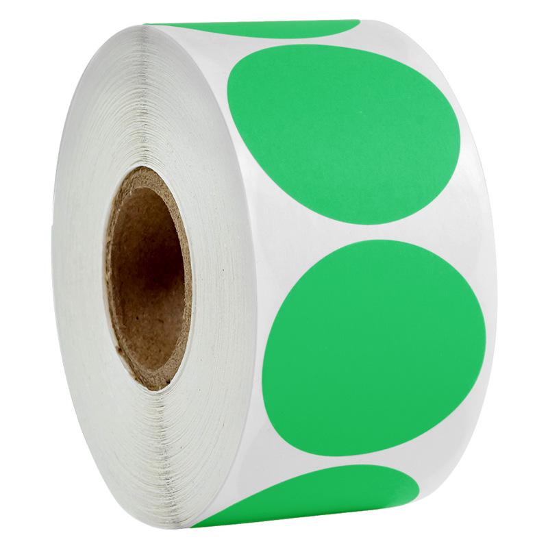 Colorful 3.8 Cm Round Dot Stickers: Decorative Adhesive Labels for Gifts and Organization