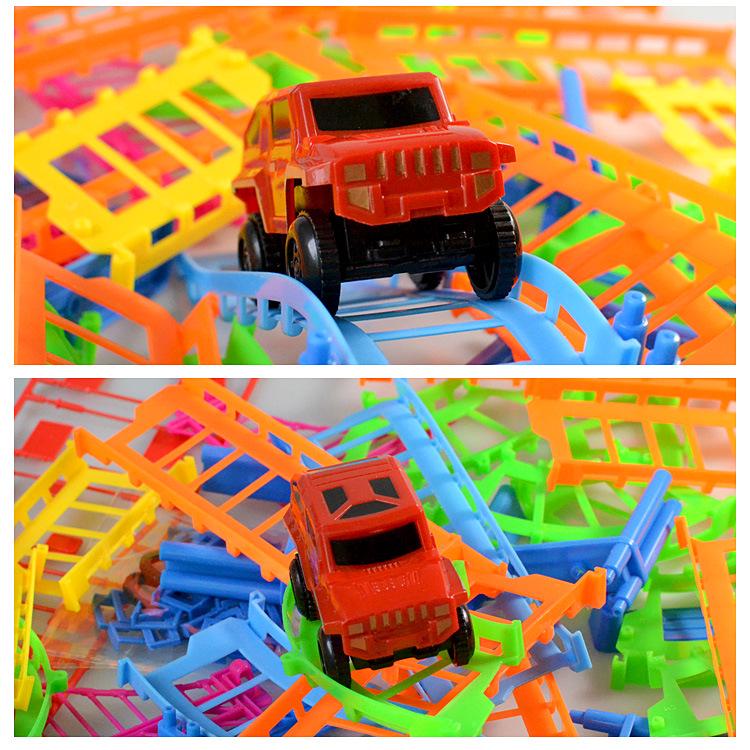 Children's Electric Double-Layer High-Speed Track Car - Versatile Educational Toy