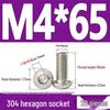 ISO7380 Stainless Steel Hex Drive Dome Head Screws - M2 to M16