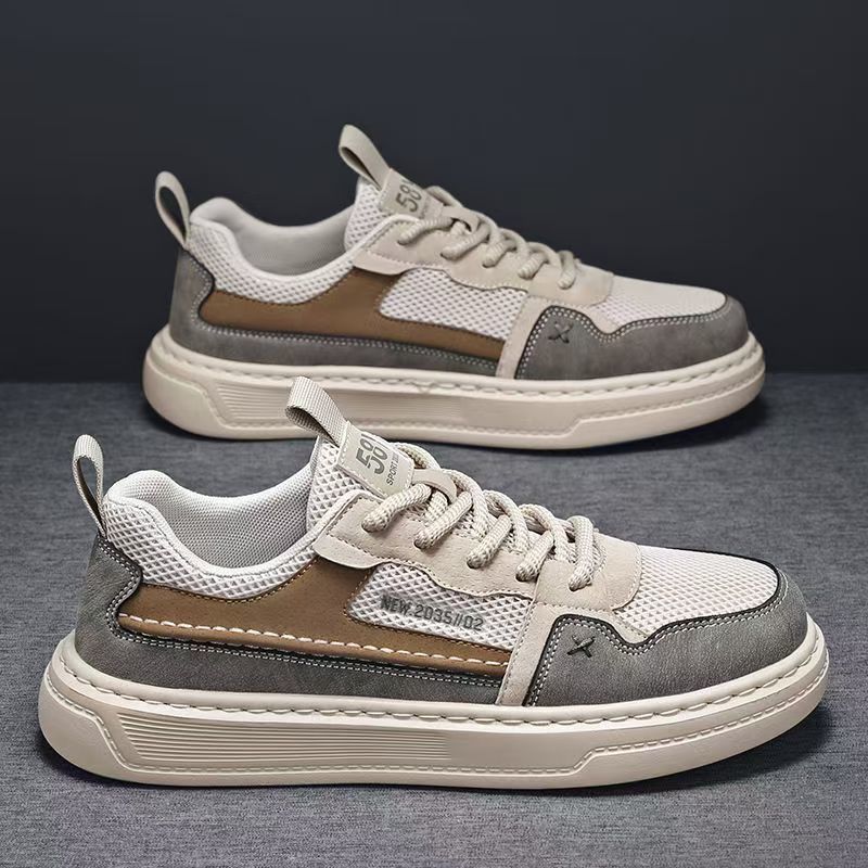 Herrenschuhe 2025 Frühling und Herbst neuer Trend leichte Sportliche Amerikanische High Street Campus Board Schuhe