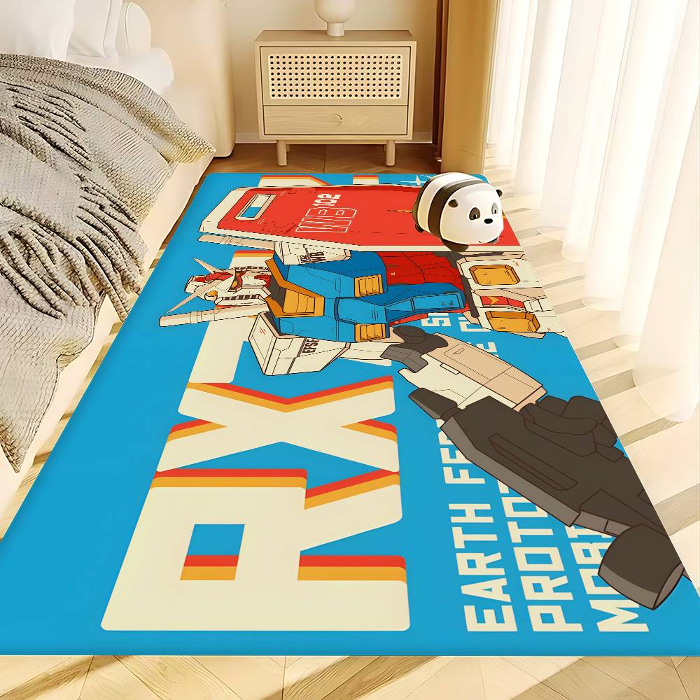 Anime G-GUNDAM Badezimmermatte Kinderzimmer Schlafzimmer Dekoration Balkon Anti-Rutsch Fußmatte Wohnzimmer Willkommensmatte
