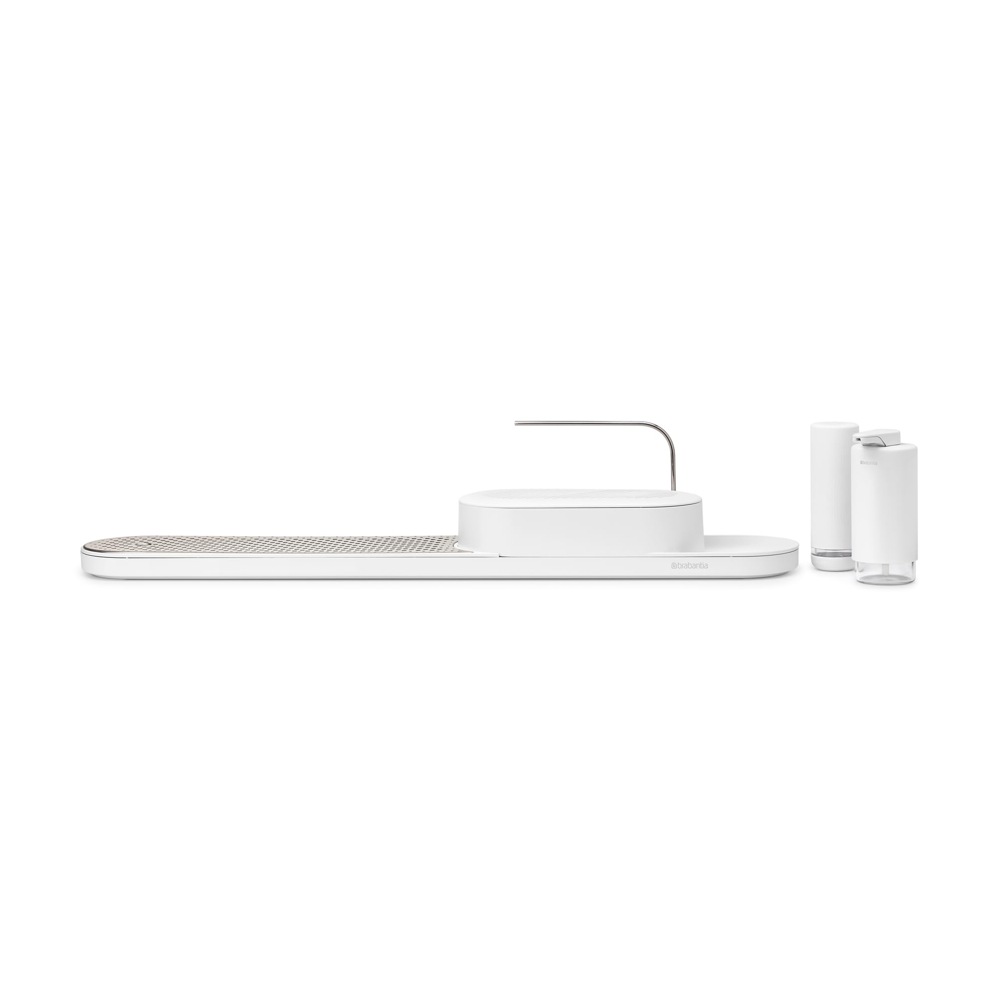 

Brabantia sink style organizer 3 piece set mineral fresh white 227769