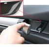 For Honda Accord 2018- 4x Carbon Fiber Car Inner Door Handle Bowl Cover Trim