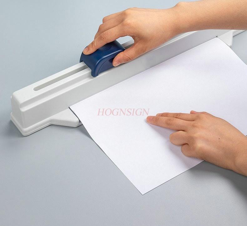 Hand pushed loose leaf notebook puncher with 30 circular holes,notebook puncher,