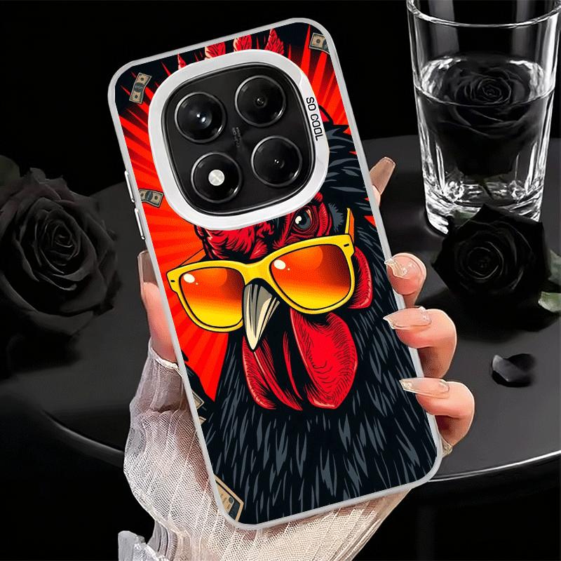 Chicken Hen Rooster Soft Phone Case for Xiaomi Redmi Note 13 14 15 Pro Plus 12S 12 11S 11 11T 10S 10 Shockproof Cover Back Shell