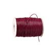 Multiple Colors 2.5mm Thick In Stock Waxed Polyester Lacing String Cord On Roll for Bracelet Necklace Waxed Cord