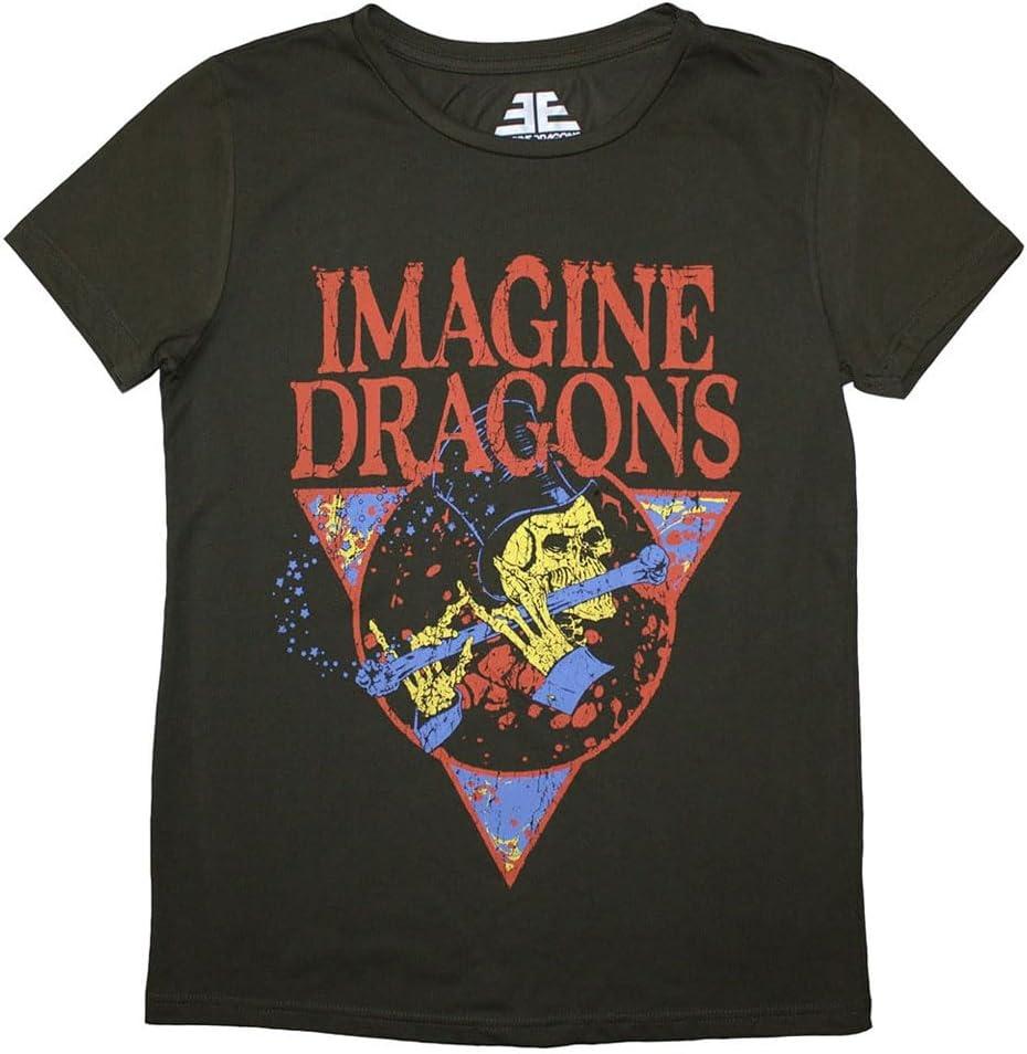 

Imagine Dragons Skeleton Flute Womens T Shirt XXXXXL чорний