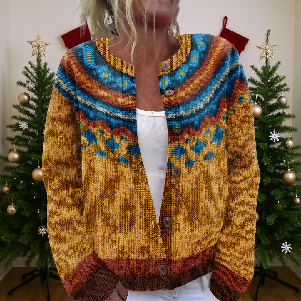 Women'S Christmas Sweater Cute Fun Christmas Sweater Fall And Winter Long Sleeve Knitted Sweater
