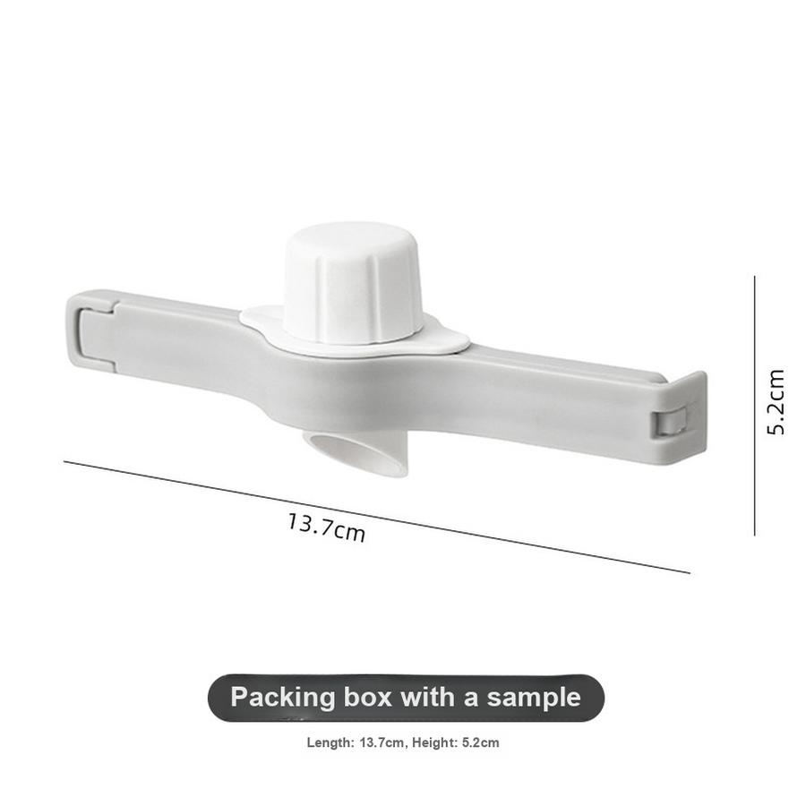 

10 pcs Sealed Dispensing Cap Clip Kitchen Seasoning Food Preservation Moisture-Proof Snack Food Plastic Bag Powder Clip 13.7*5.2cm