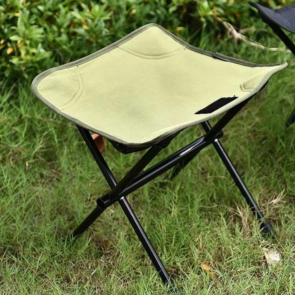 Moisture Proof Travel Beach Chairs Load Bearing Folding Fishing Chair  Outdoor Concerts