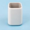 Kawaii Desktop Storage Organizer Simple Plastic Pen Holder Stationery Box for Home Office School Student Use