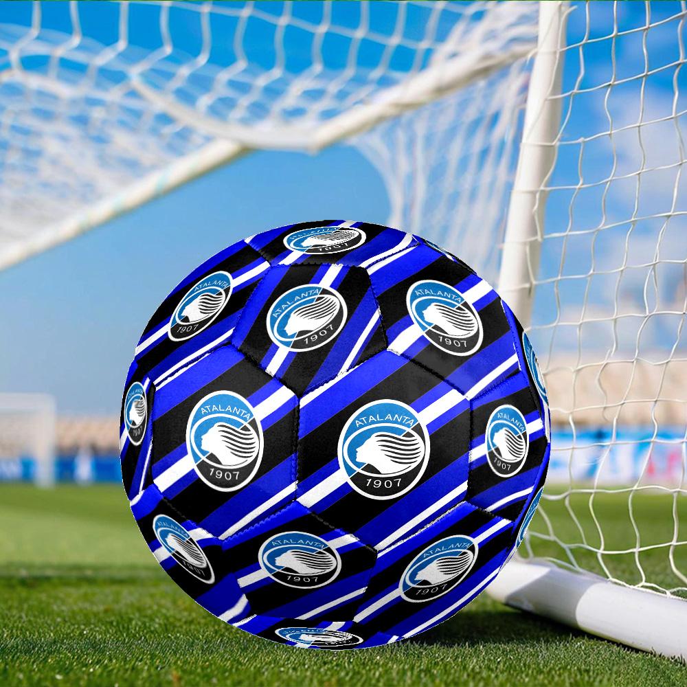 Football Atalanta Soccer Ball Size 5 Soccer Ball, Machine-stitched, Soft and Comfortable, Suitable for Training and Matches Fan Gift