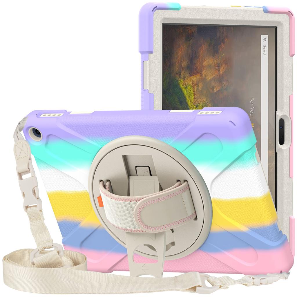Tablet Shockproof Case Multiple   Tablet Cover with Shoulder Straps for   HD 10 for HD 10 PLUS 2021
