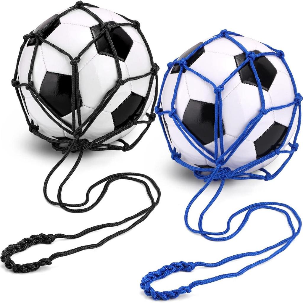 Football Dribbling & Control Rebound Trainer with Elastic Rotating Net Bag
