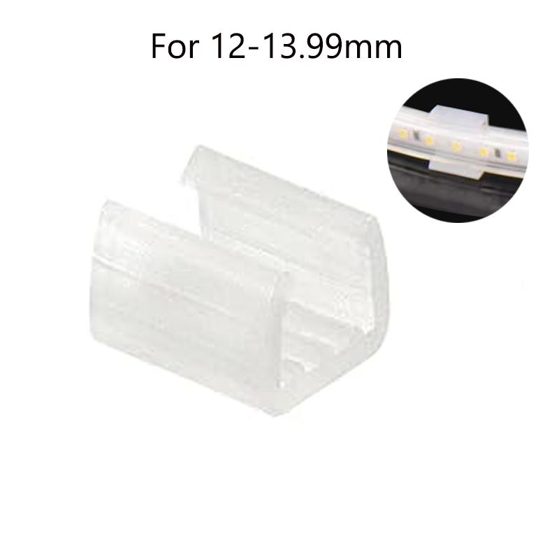 Clipsuri de Fixare LED Neon Strip Suport Conector Accesorii 6mm 8mm 10mm 12mm 15mm 18mm 20mm Pentru Fixare Lumină Neon Bandă LED COB Cataramă