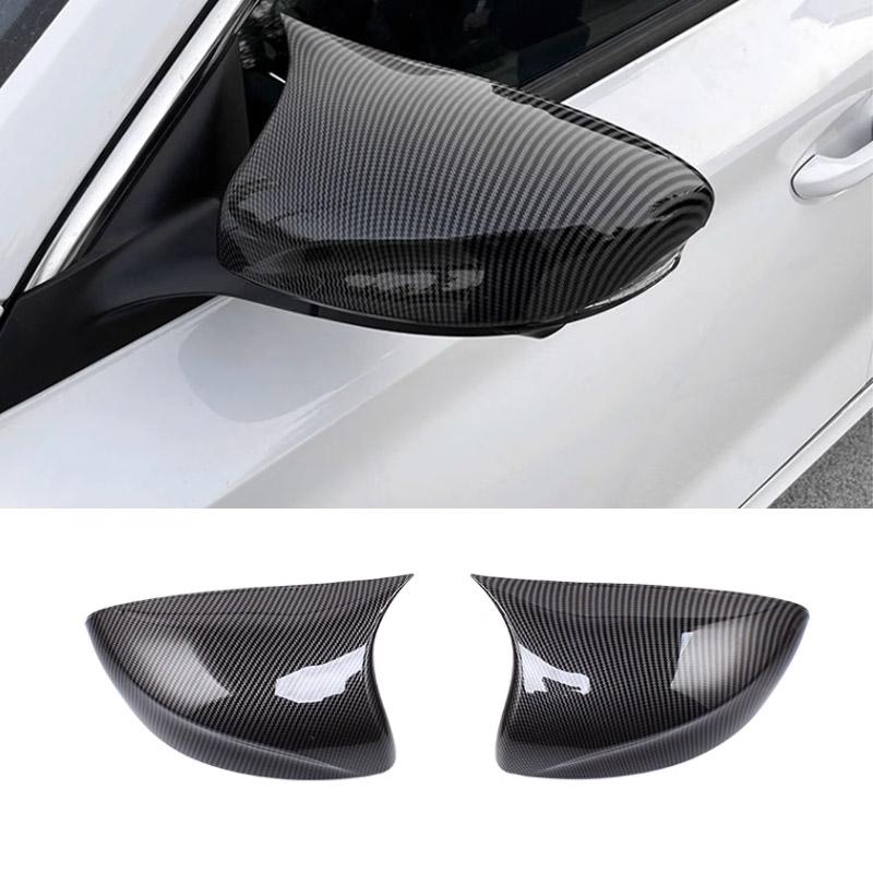 For MG5 MG GT 2023 2024 Accessories Rearview Mirror Cover Trim Sticker ABS Bright Black Car Exterior Modification Auto Product UIYE5
