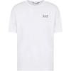 EA7 Short Sleeve Stretch Crew Neck T-Shirt Men Tops White 7M000179-AF13530-U0002