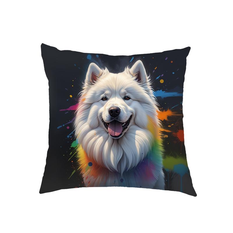 Corgi / Bichon Frise / Samoye Dog Cushion Cover Chihuahua German Shepherds Pillowcase Throw Pillow Case Covers For Living Room