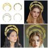 Goddess Leaf Headband Stylish Goddess Wheat Leaf Crown Bridal Headpiece Wheat Headband for Wedding