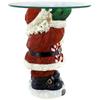 Funny Resin Santa Claus Snack Tray Rack Craft Waiter Design Dessert Divider Santa Claus Sculpture Christmas Party Decoration
