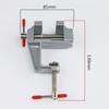Miniaturowy imadło stołowe ze stopu aluminium wielofunkcyjne imadło stołowe do majsterkowania, formowania, napraw stałych, narzędzi do biżuterii, elektroniki, stołu warsztatowego