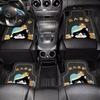 Cartoon Car Floor Mats, Decorative Mats, Non-Slip, Water-Absorbent, Festive Atmosphere Floor Mats, Can Be Cut, Simple New Year Car Mats
