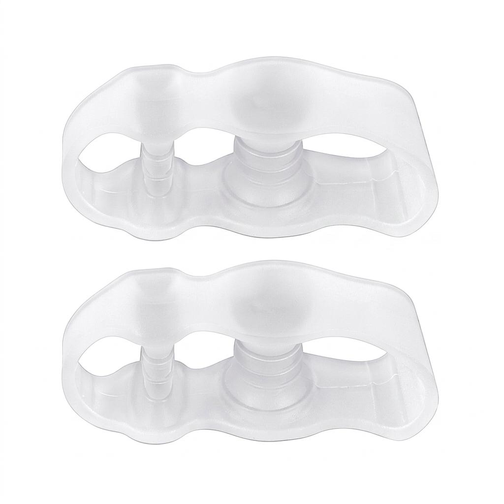 Silicone Toe Separator For Bunion Relief With Three Holes Design