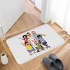 Cartoon B-Bobs Anime BurgersES Entrance Door Mat Washable Non-Slip Living Room Sofa Chairs Area Mat Kitchen Welcome Doormat