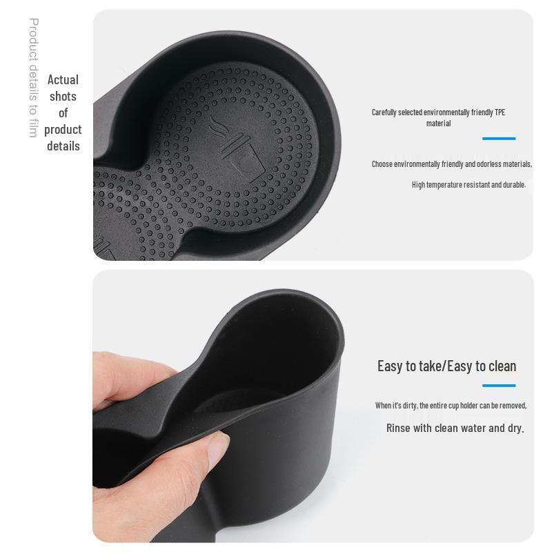 BYD Dolphin Cup Holder Cover: Non-Slip Center Console Storage for Car Interior