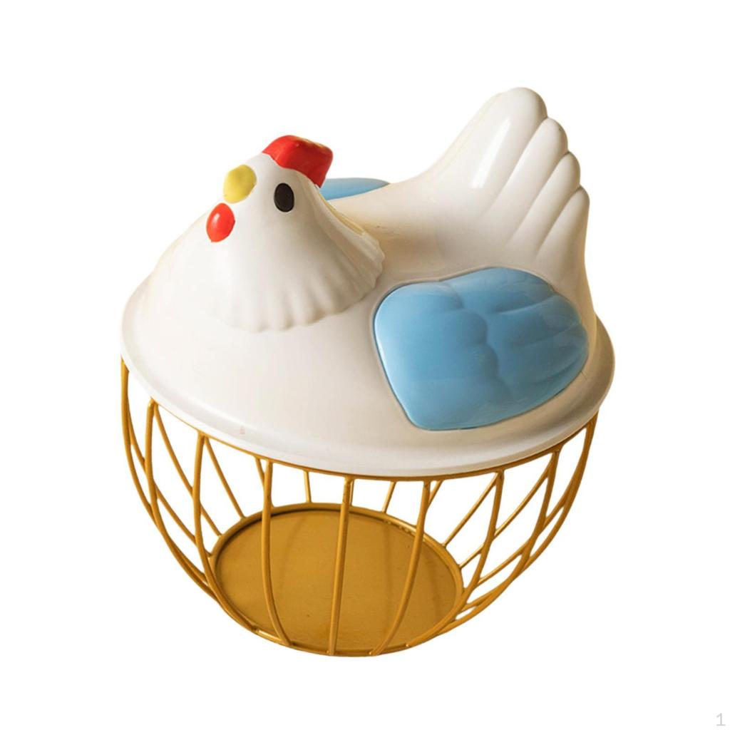 Chicken Egg Basket Countertop Collecting Holder Fresh for Kitchen