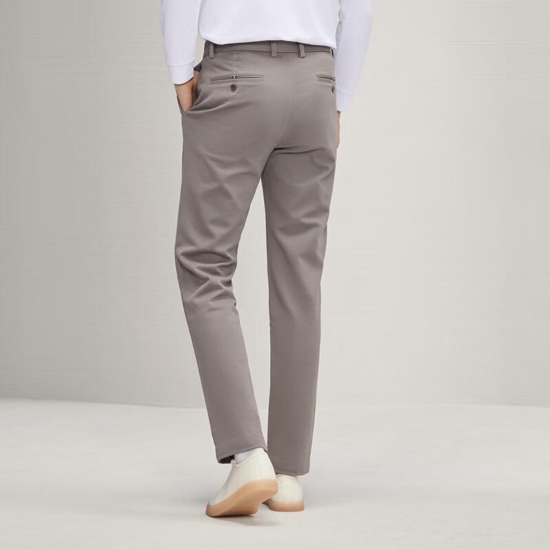 Qipai Men's Modal Blend Slim-Fit Straight Casual Pants