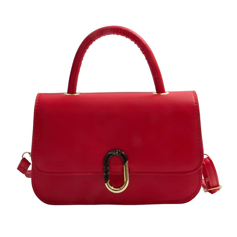 Simple Hand Bag Small Square Bag Spring and Summer New Fashion Sense Shoulder Bag Trend Elegant Temperament Messenger Bag