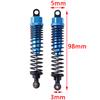 2Pcs Rc Hsp 106004 (06038) Blue Alum Shock Absorber For 1:10 Off Road Buggy