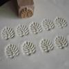 1Pc Hand Carved Wooden Stamps Emboss Art DIY Clay Printing Pottery Tools Fish Bone / Squirrel / Flower / Deer / Star