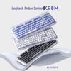 Logitech K98M Amber Series 98-Key Wireless Mechanical Keyboard
