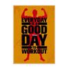 Industrial Style Motivational Gym Poster for Cafe, Bar, and Restaurant Decor